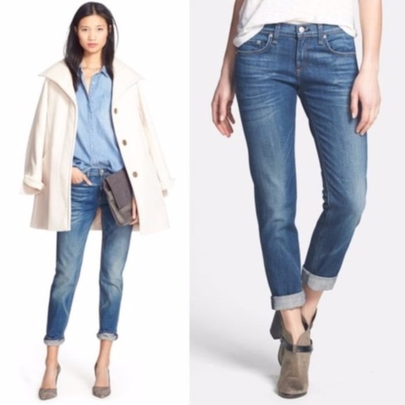 rag & bone - The Dre Jean 9457 Low RiseSize 25 (Honey Wash) / Style W1590K510
